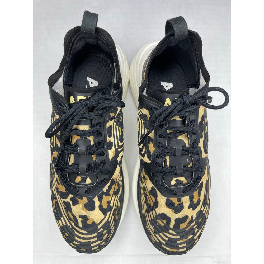 APL women’s Streamline Running Shoes size 6 Leopard Print Chunky Lightweight - Picture 9 of 11